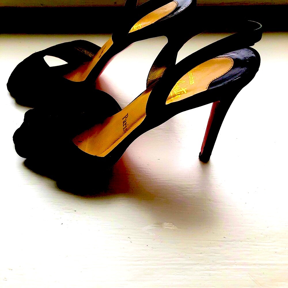 Christian Louboutin Paris Pumps w/New Soles.  EUC.